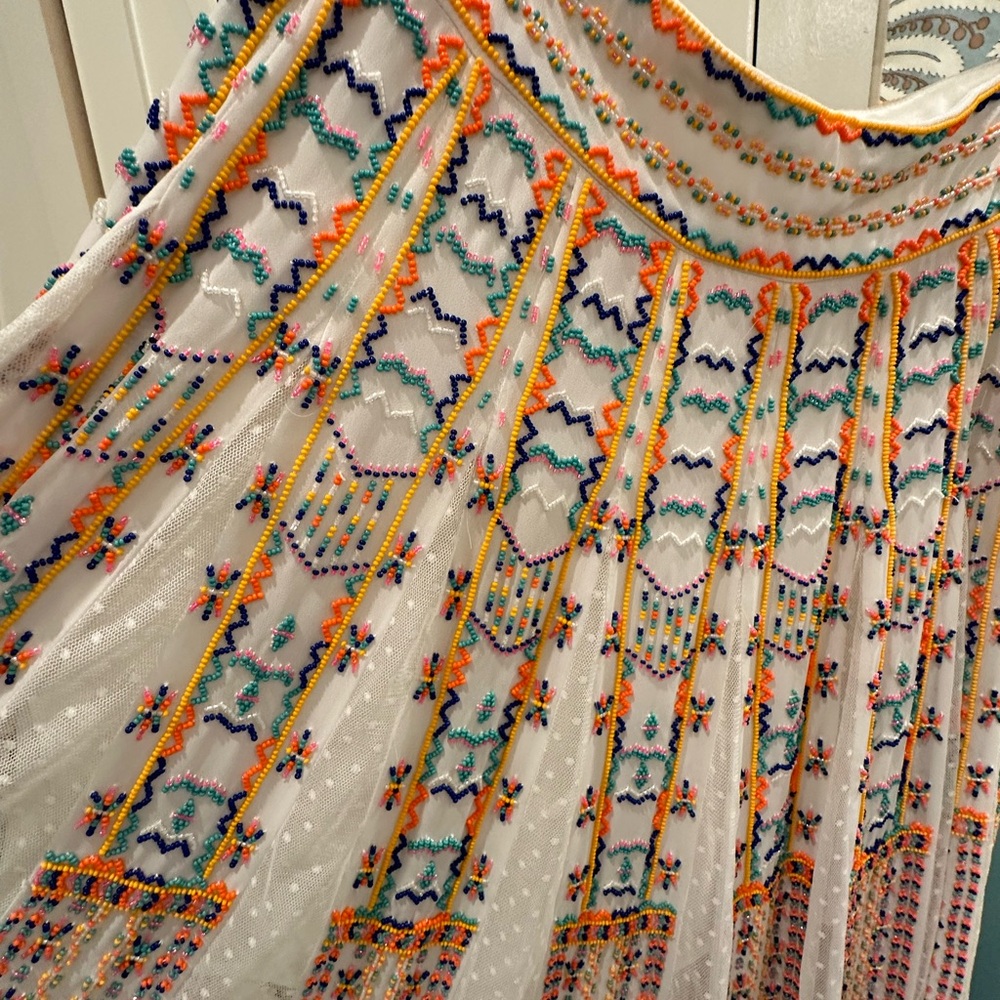 Rococo Sand beaded Maxi skirt! XS